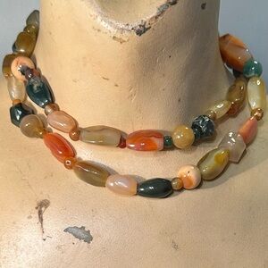 Multi gemstone necklace